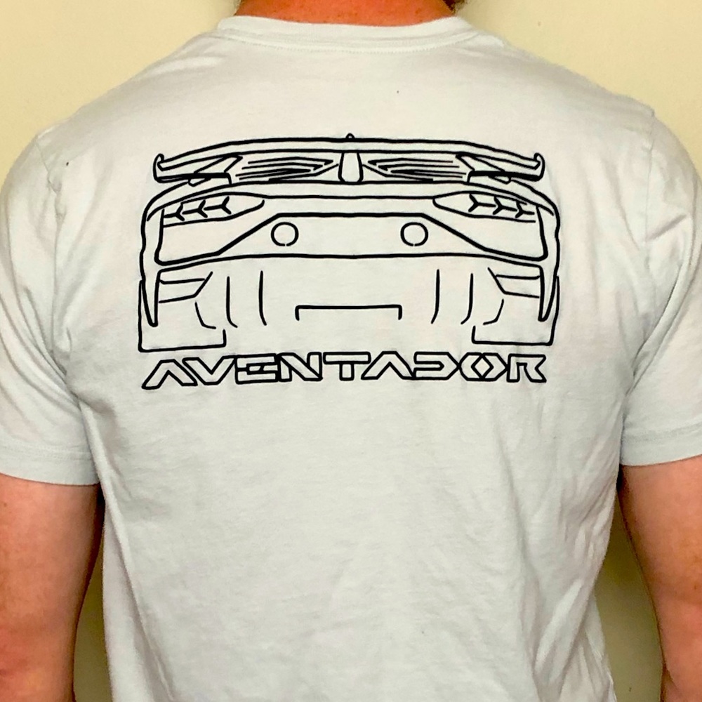 Natural Cotton “Aventador” Short Sleeve T-shirt
